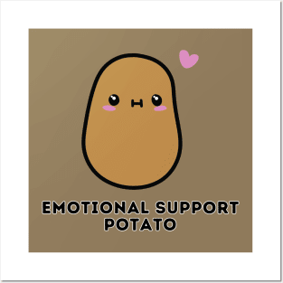 Emotional Support Potato Posters and Art